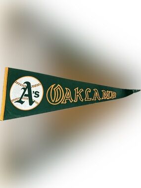 Vintage 1970’s Oakland A’s Pennant